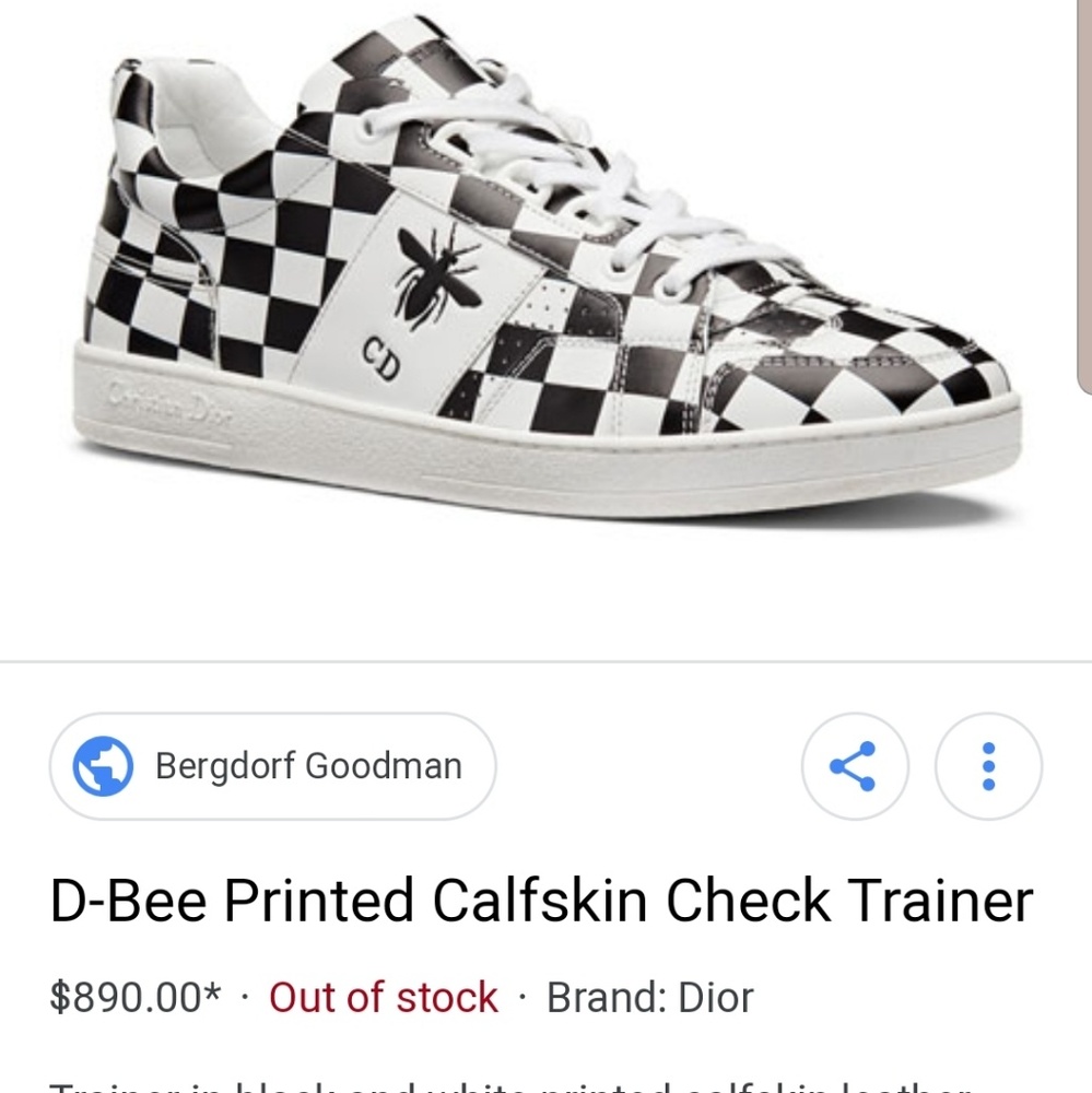 Dior bee sneaker